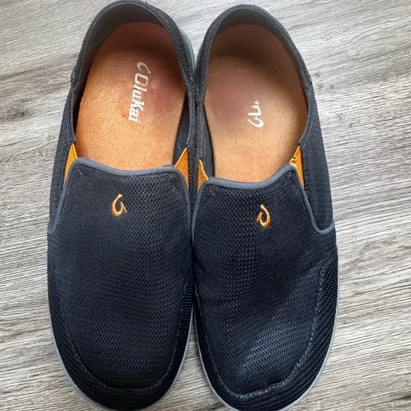 Olukai Nohea Mesh Mens Slip on Loafers  M9 Folding Heel - Picture 3 of 7